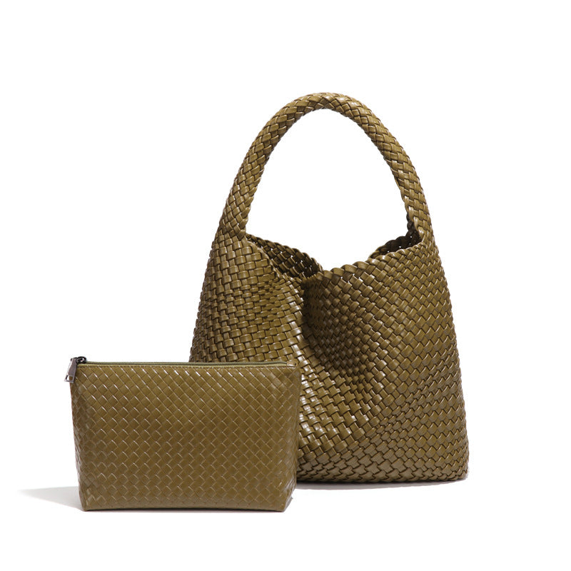 Women's Capacity Totes Vegetable Basket Handmade Woven Handbags