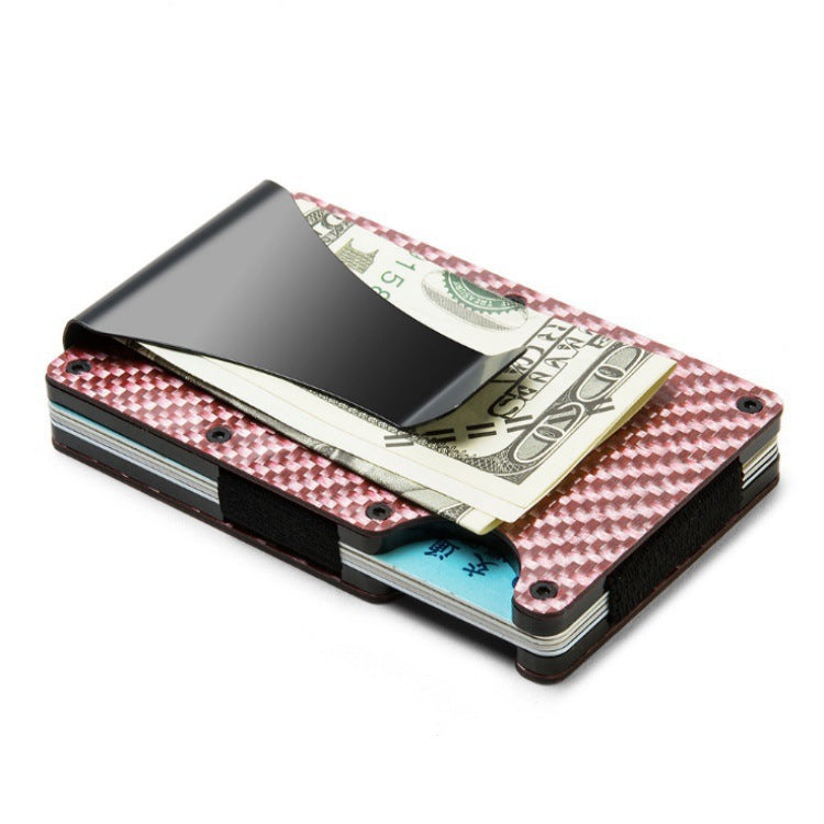 Carbon Fiber Credit Box Swiping Bank Card Holder