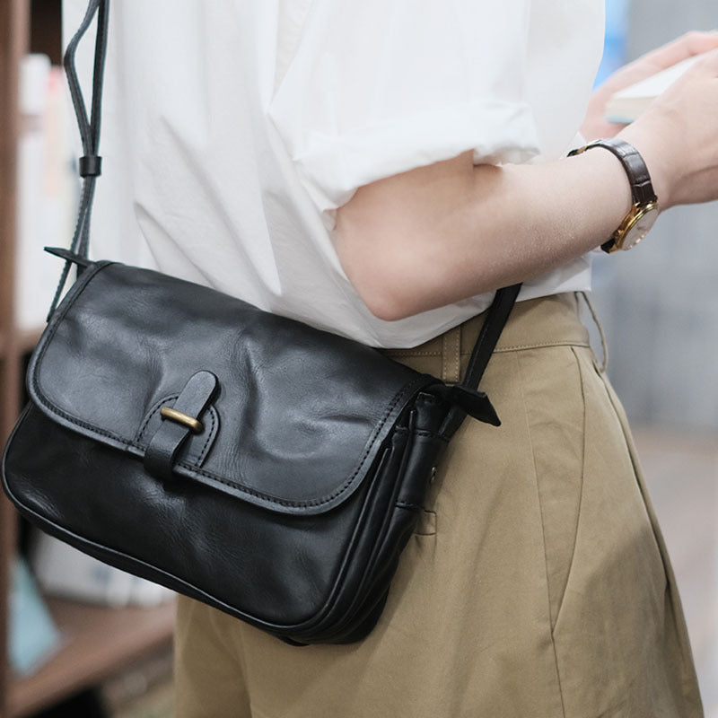Women's Top Layer Leather Surface Fashion Large Shoulder Bags