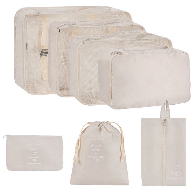 Korean Buggy Set Large Capacity Clothing Shoes Cosmetics Travel Bags