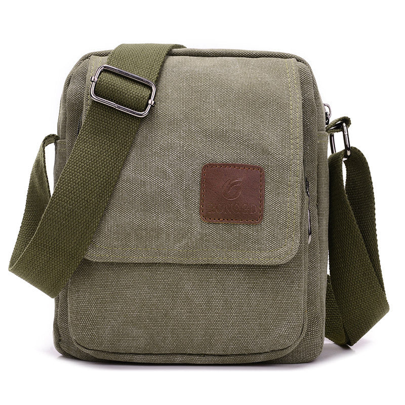Men's High-grade Canvas Commute Retro Fashion Men's Shoulder Bags