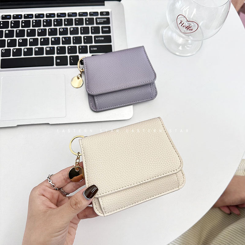 Women's Stylish Korean Short Chic Zipper Ladies Wallets