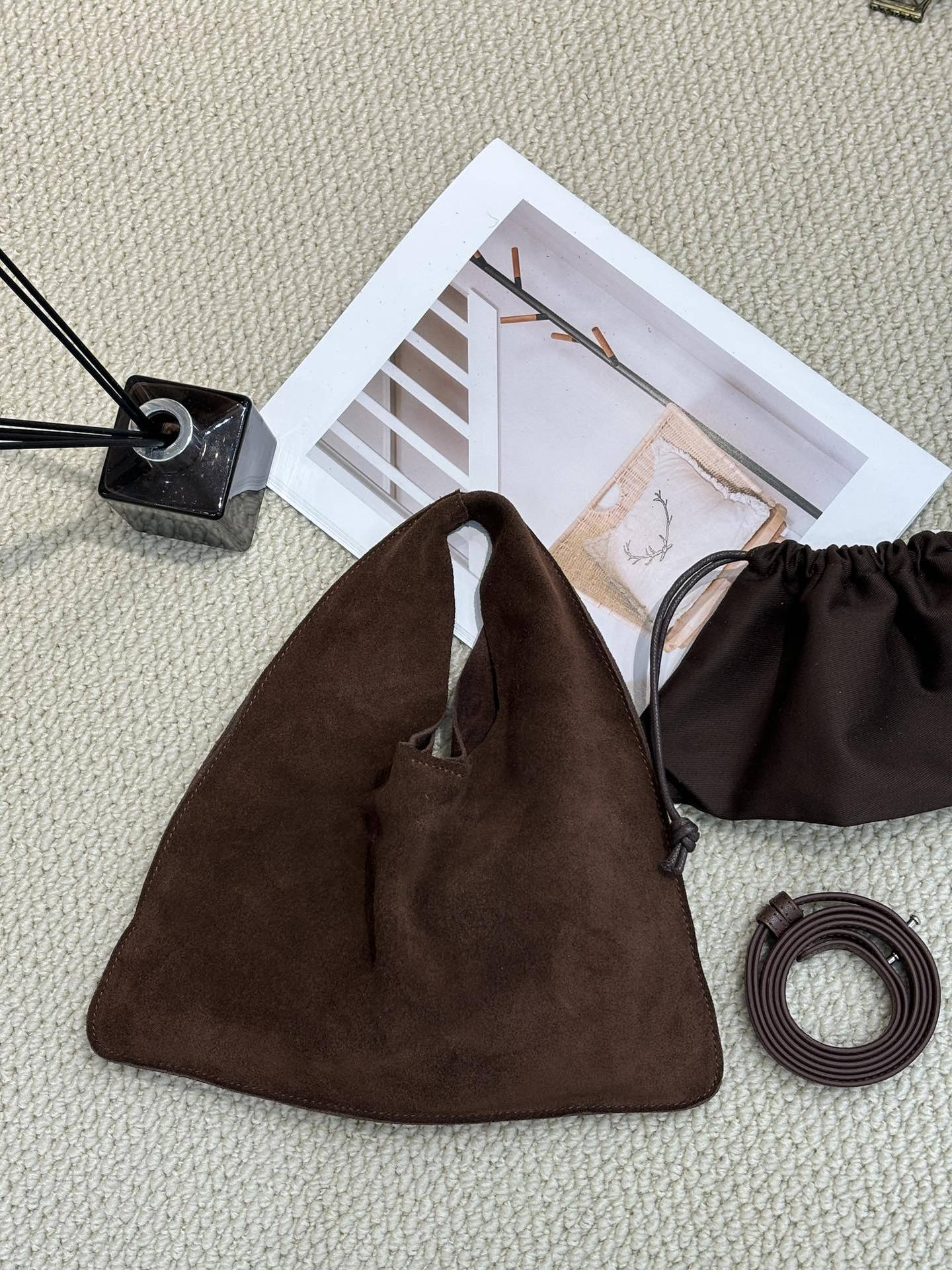 Women's Cowhide Triangle Genuine Leather Large Capacity Bags