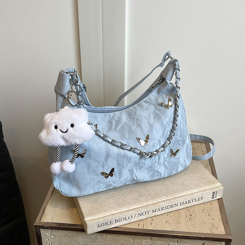 Large Capacity Female Autumn Leisure Chain College Bags