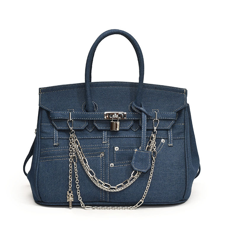 Women's Design Spoof Pants Pocket Kelly Large Handbags