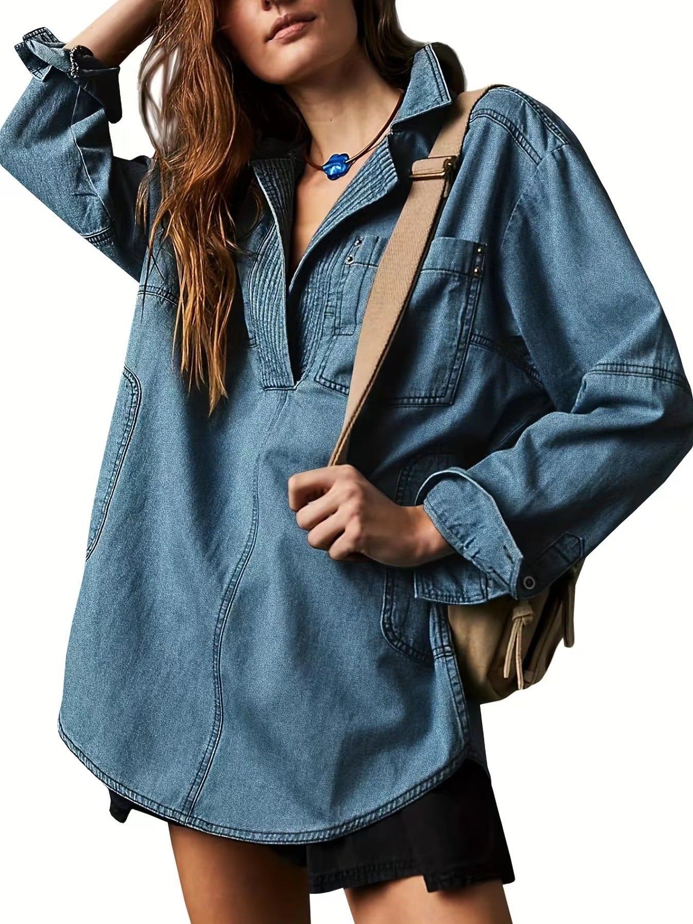 Classic Denim Long-sleeved Fashion Design Casual Jackets