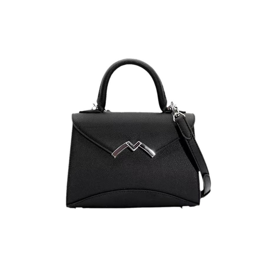 Women's Palm Print Genuine Leather Hand Holding Crossbody Bags