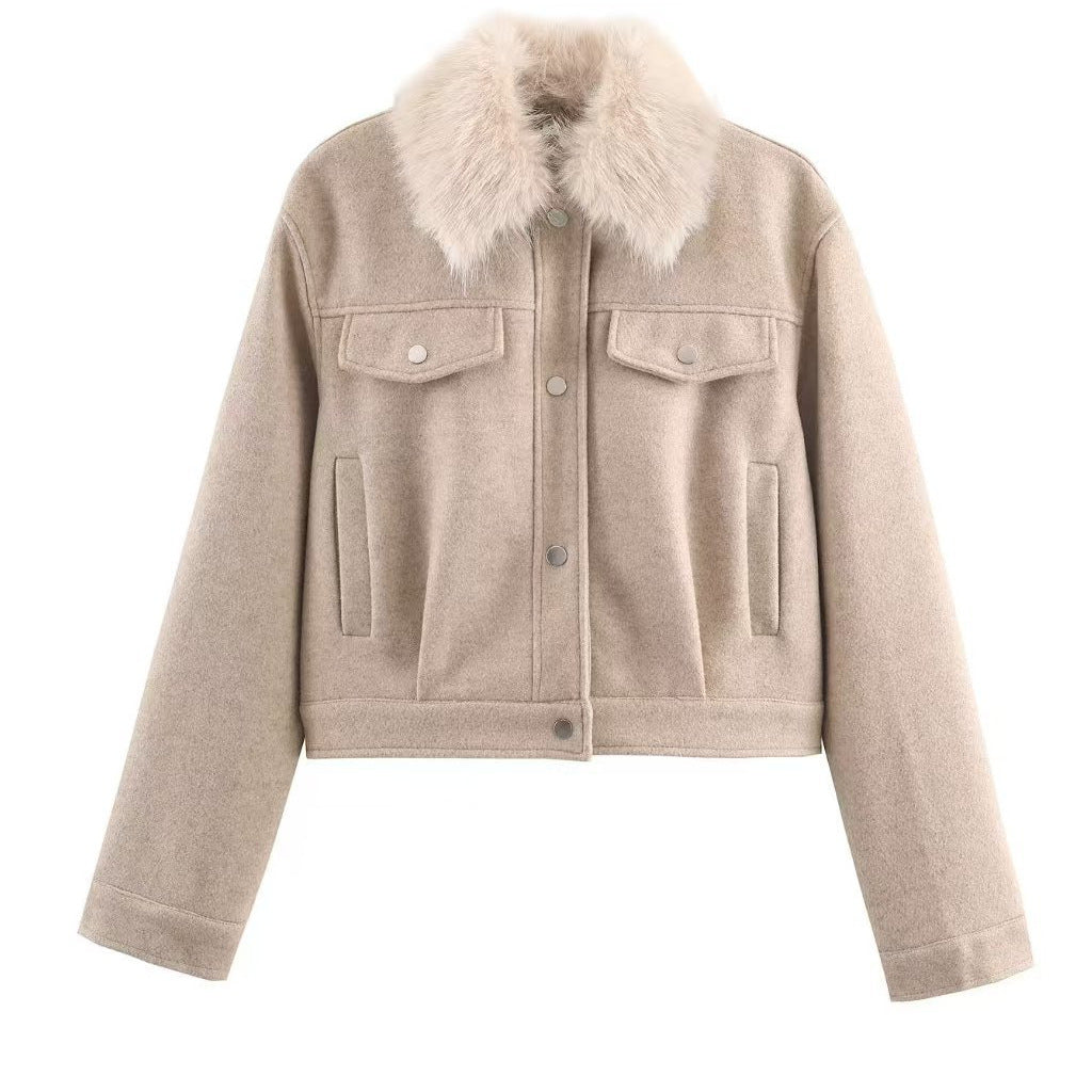 Women's Winter Fleece Lined Padded Warm Keeping Jackets
