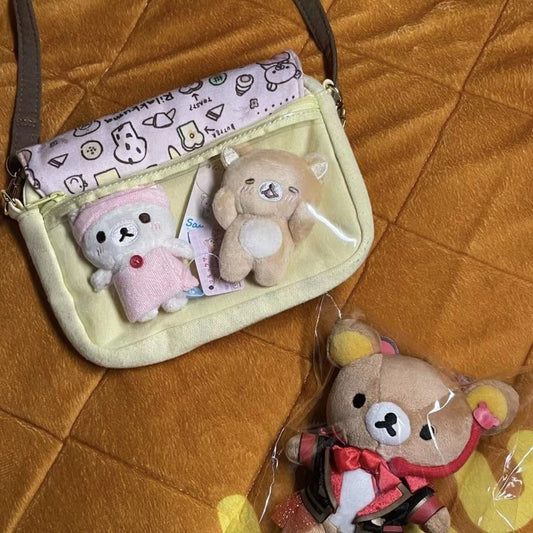 Bear Folding Cartoon Storage Mobile Cute Phone Bags