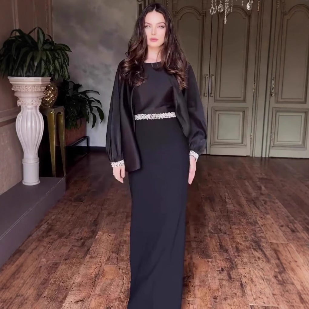 Women's Autumn Soft Gorgeous Fashion Long Sleeve Dresses