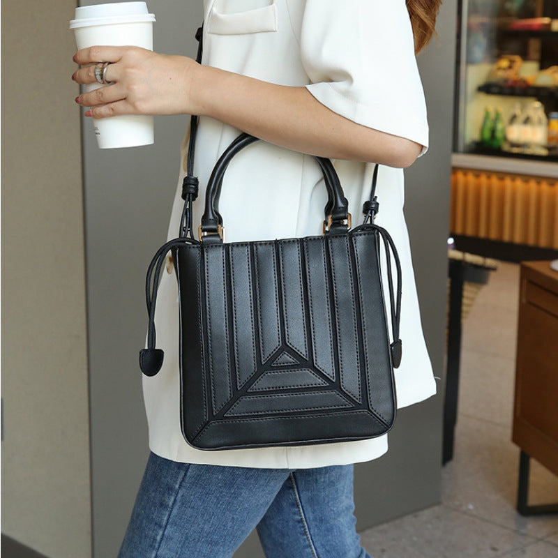 Western Style Color Contrast Patchwork Fashionable Small Square Bags