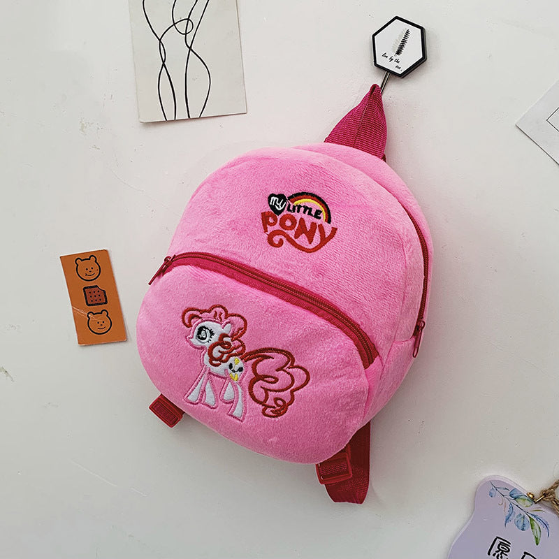 Classy Cute For Boys Cartoon Plush Backpacks
