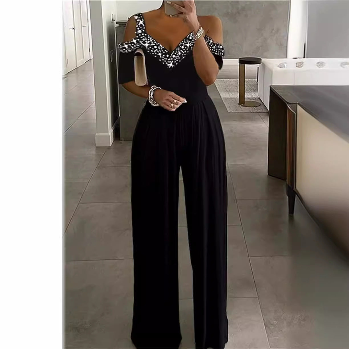 Innovative Cool Women's One-piece Dress Printed Jumpsuits