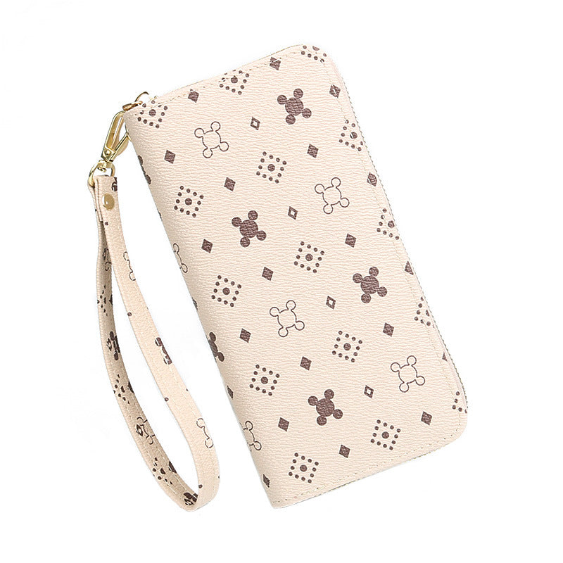 Women's Attractive Korean Long Zipper Mobile Ladies Wallets