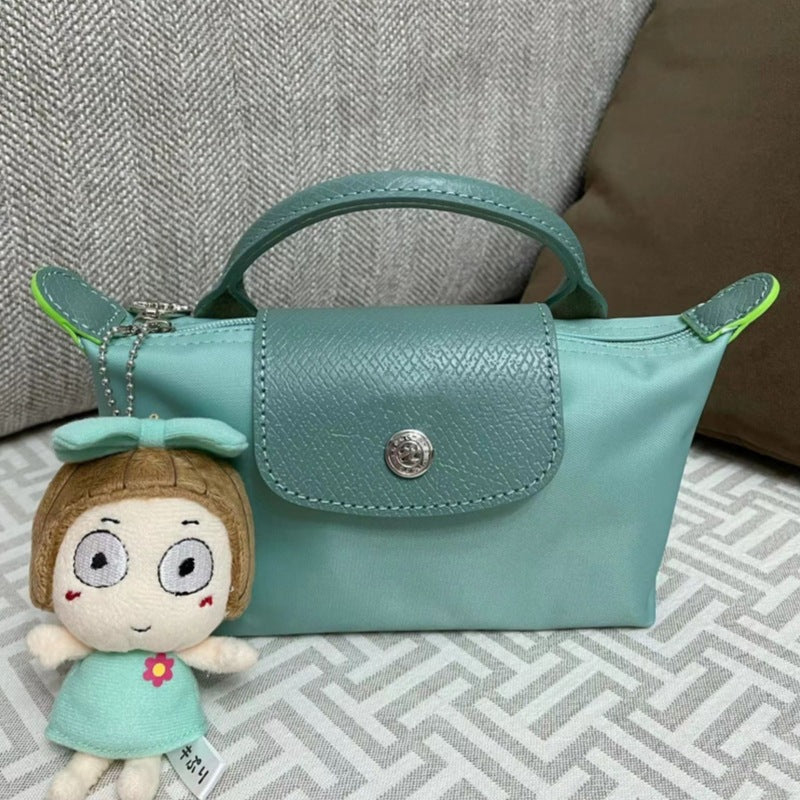 Women's French Short Clutch Dragon Mini Ebony Crossbody Bags