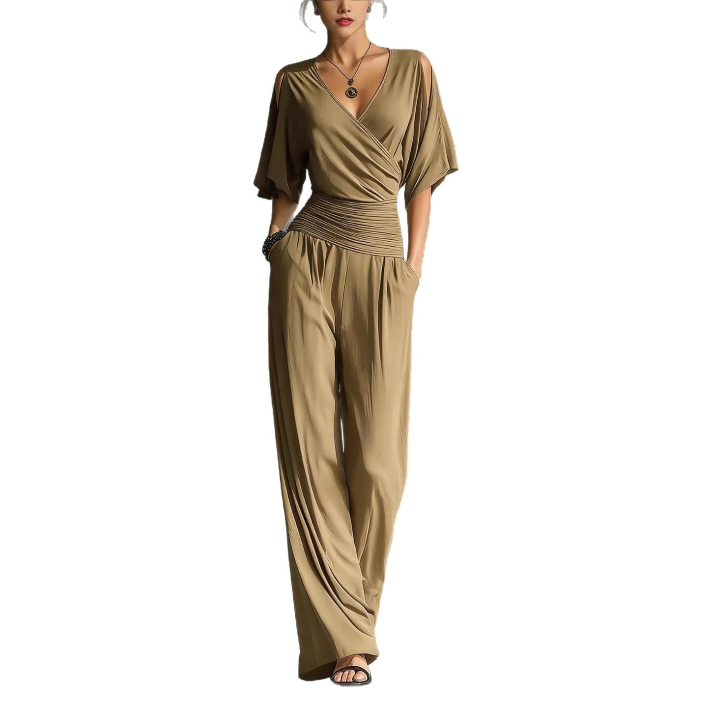 Women's Summer Fashion Elegant Slim Fit Bodysuit Women's Jumpsuit/clothing