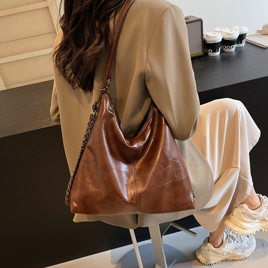 Minority Large Capacity Soft Surface High Sense Shoulder Bags