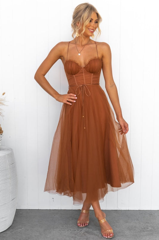Elegant Sexy Straps Tulle Party Dress Dresses