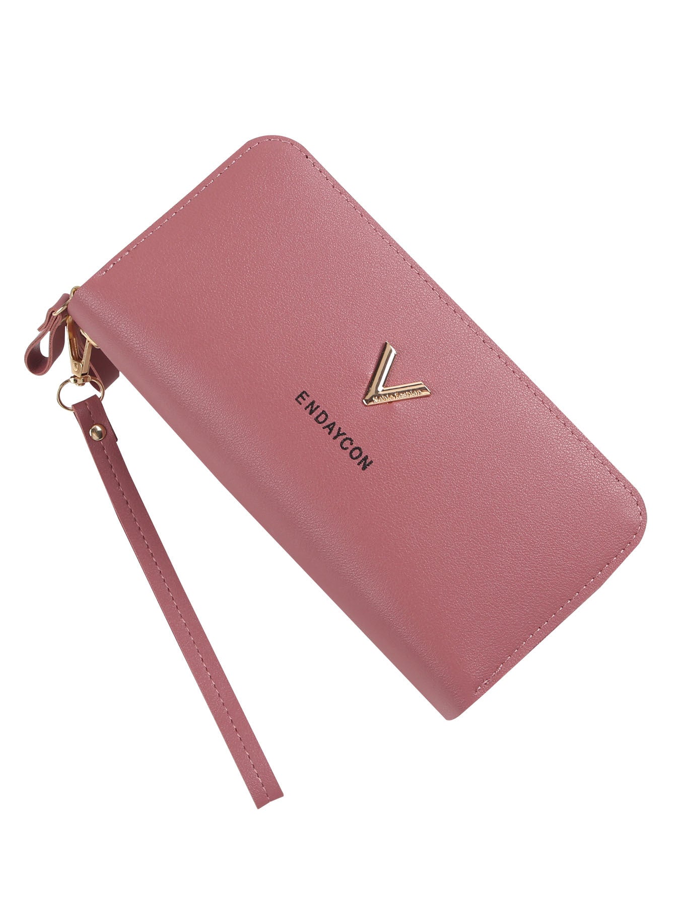 Women's Fashion Simple Lychee Pattern Large Capacity Ladies Wallets