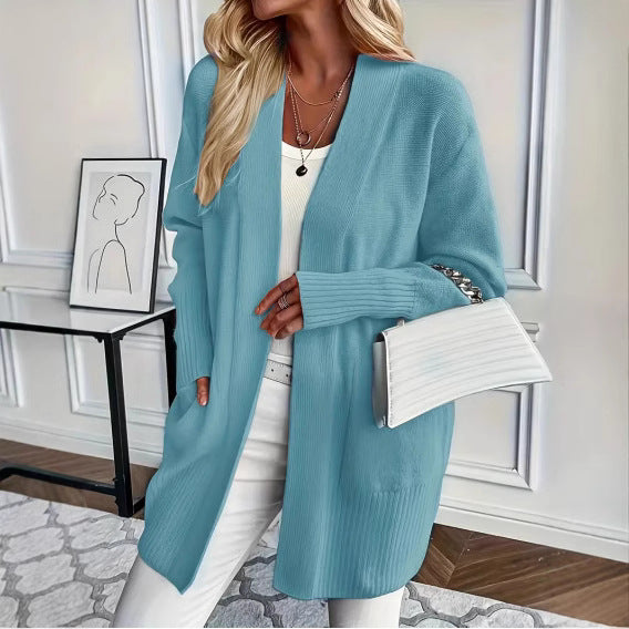 Women's Large Casual Simple Elegant Shawl With Knitwear