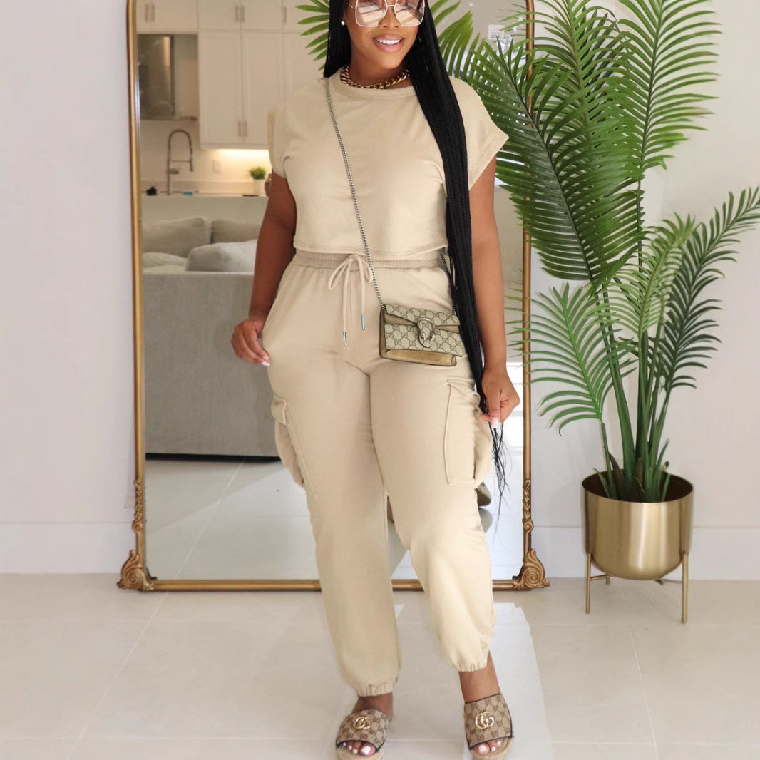Classic New Women's Solid Color Trousers Suits