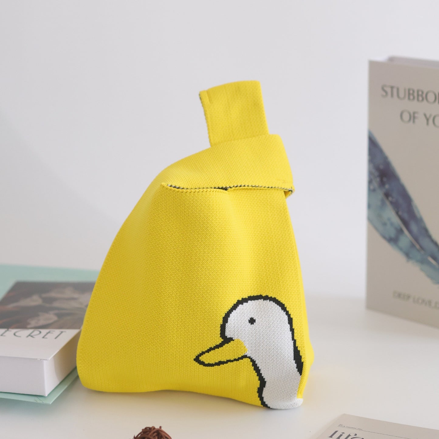 Women's Stylish Knitted Woven Vest Simple Handbags