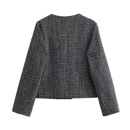 Women's Slouchy Autumn Solid Color Fashion Jackets