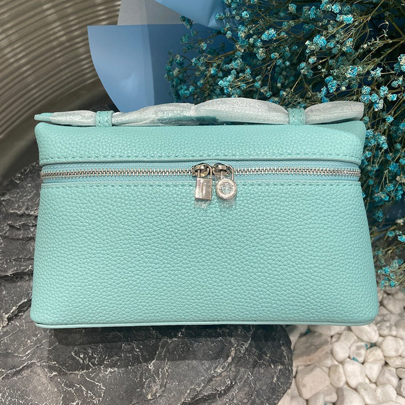 Women's Genuine Leather Macaron Color Series Litchi Handbags