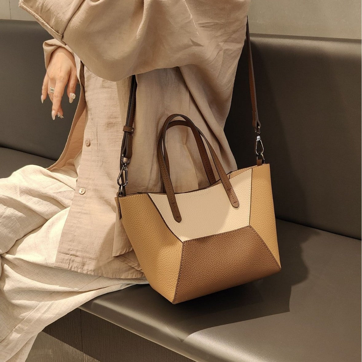 Charming Stitching Light Luxury High-grade Fashion Handbags