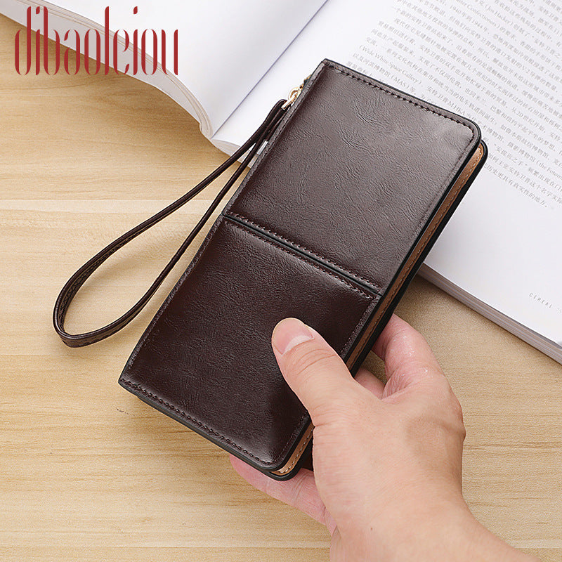 Women's Long Soft Leather Mobile Large Capacity Ladies Wallets