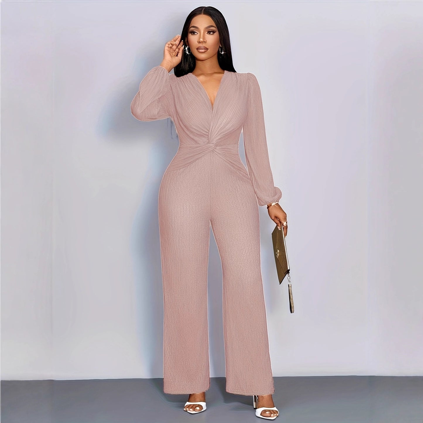 Women's Autumn Solid Color Fashion Leisure Women's Jumpsuit/clothing