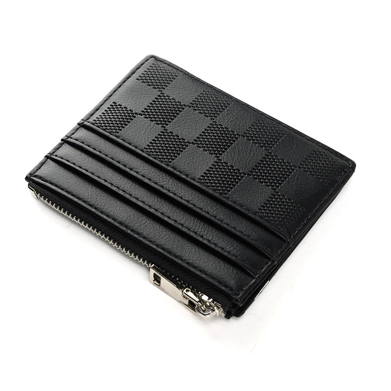 Innovative Classic Out Zipper Mirror Window Card Holder