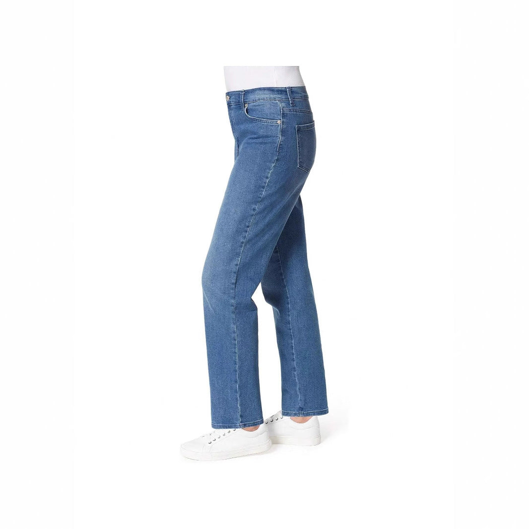 Women's High Waist Denim Straight Casual Slim Women's Jeans