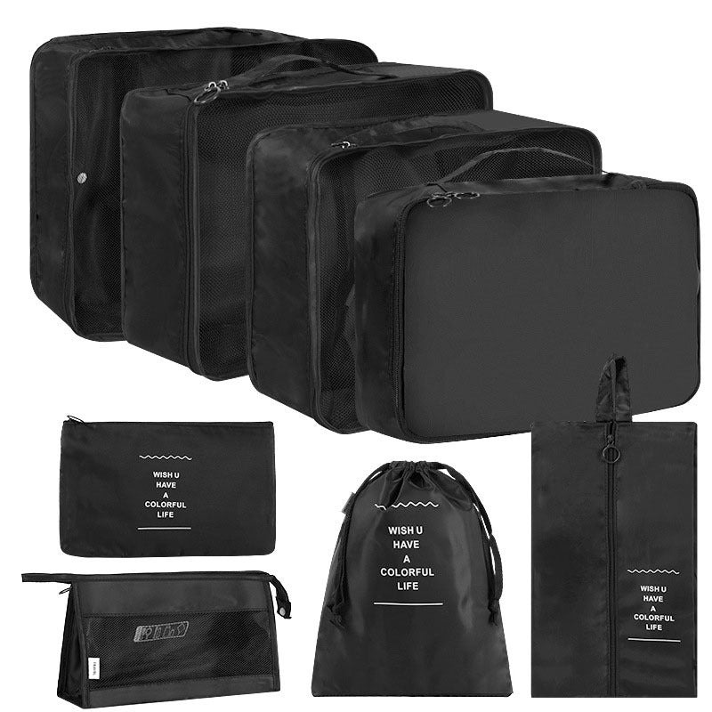 Korean Buggy Set Large Capacity Clothing Shoes Cosmetics Travel Bags