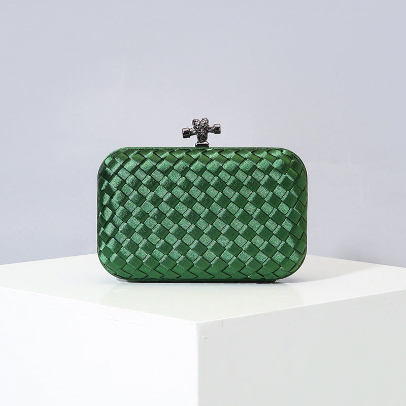 Women's Graceful Silk Hand-woven Simplicity Dinner Evening Bags