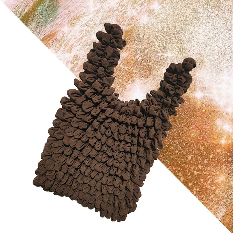 Bubble Shopping Durian Environmental Protection Wrinkle Magic Evening Bags