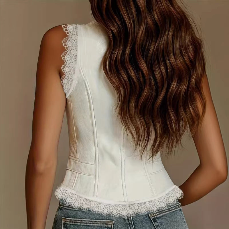 Unique Stylish Women's Western Suede Hot Tops