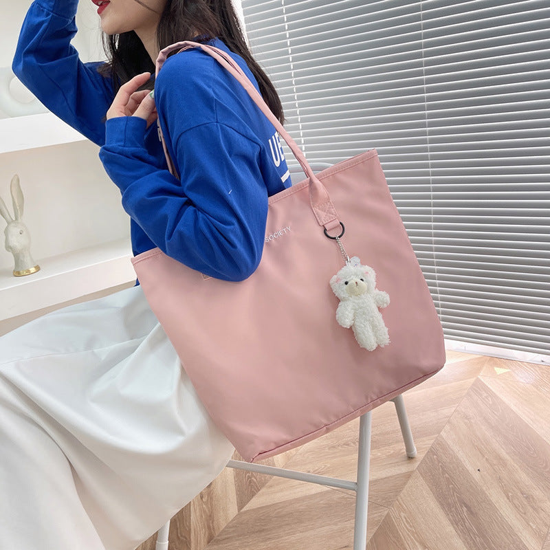 Charming Mori Soft Canvas Female Style Shoulder Bags