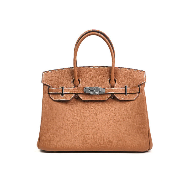 Women's High Sense Fashion Temperament Genuine Leather Classic Handbags