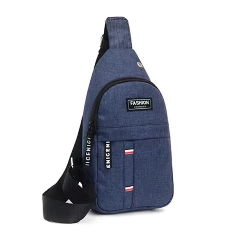 Men's Durable Oxford Cloth Korean Leisure Men's Chest Bags