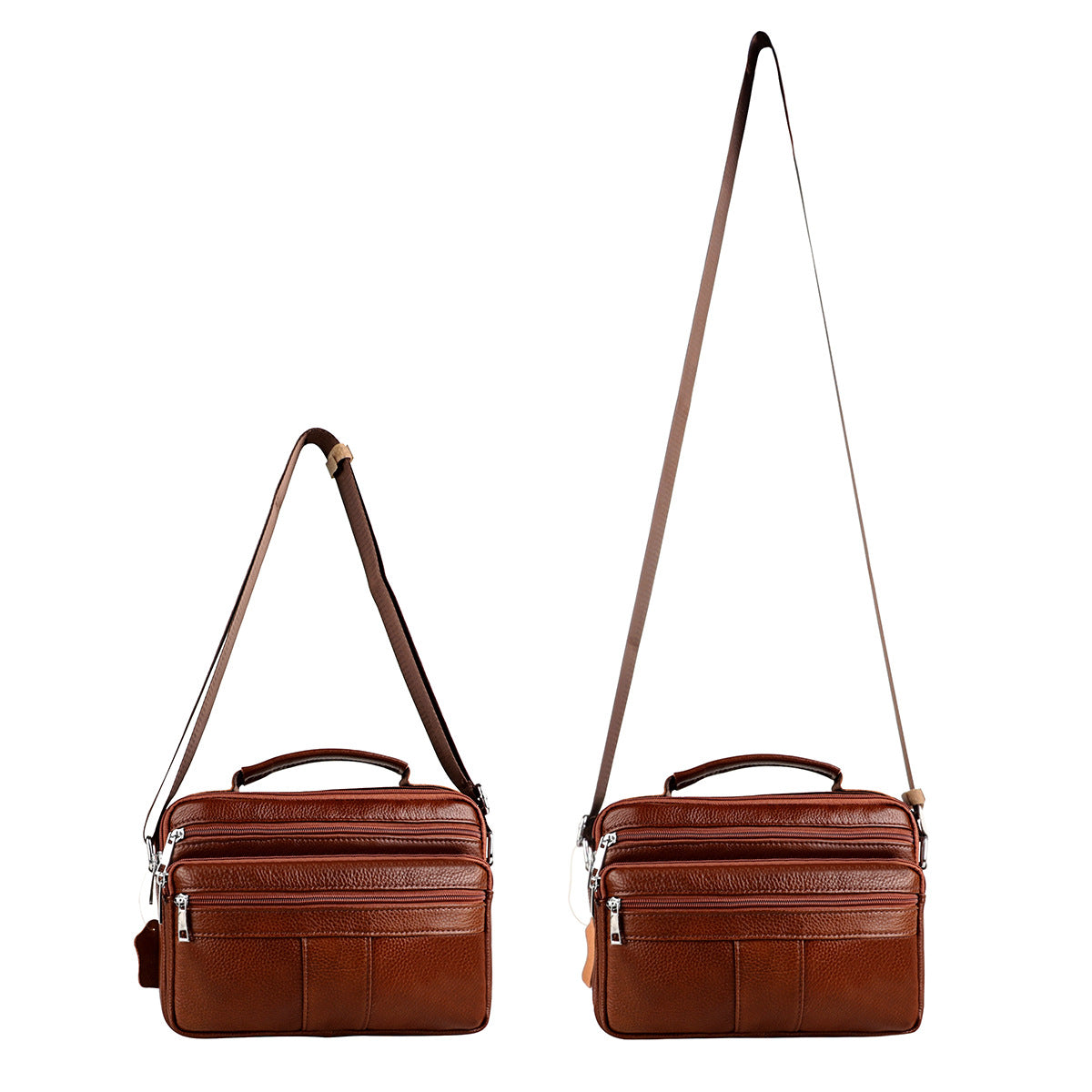 Women's & Men's & First Layer Cowhide Multifunction Money Men's Chest Bags