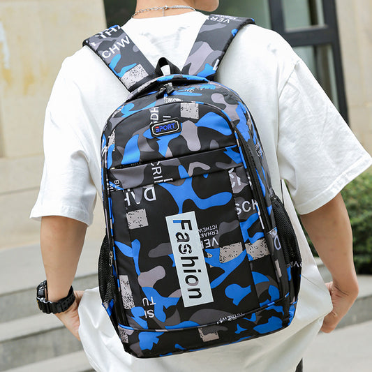 Attractive Large Capacity Oxford Camouflage Leisure Backpacks