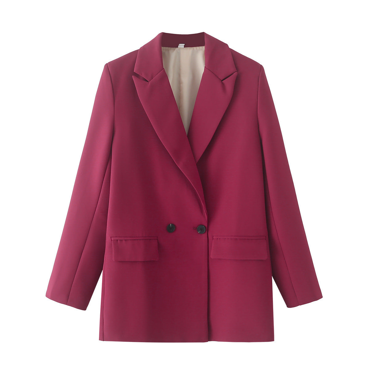 Women's Elegant Color Fashion Light Gray Blazers