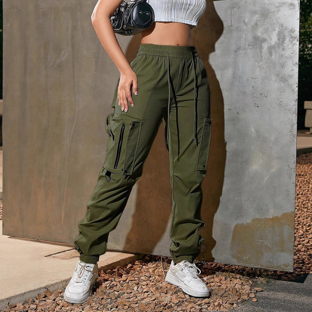 Women's Overalls Summer Beauty Sports Function Tactical Pants