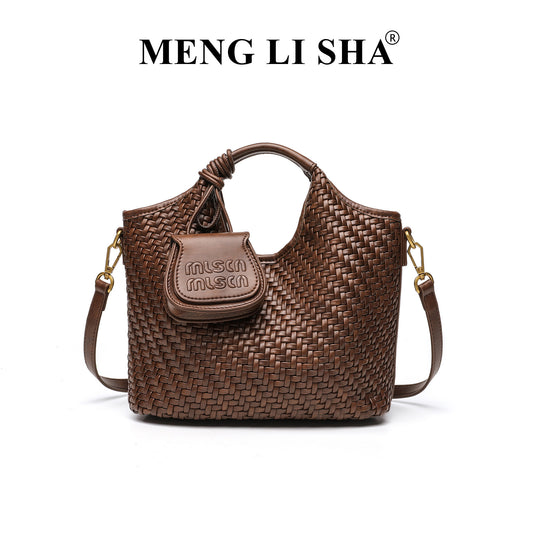 Women's Large Capacity Portable Vegetable Basket Commute Crossbody Bags