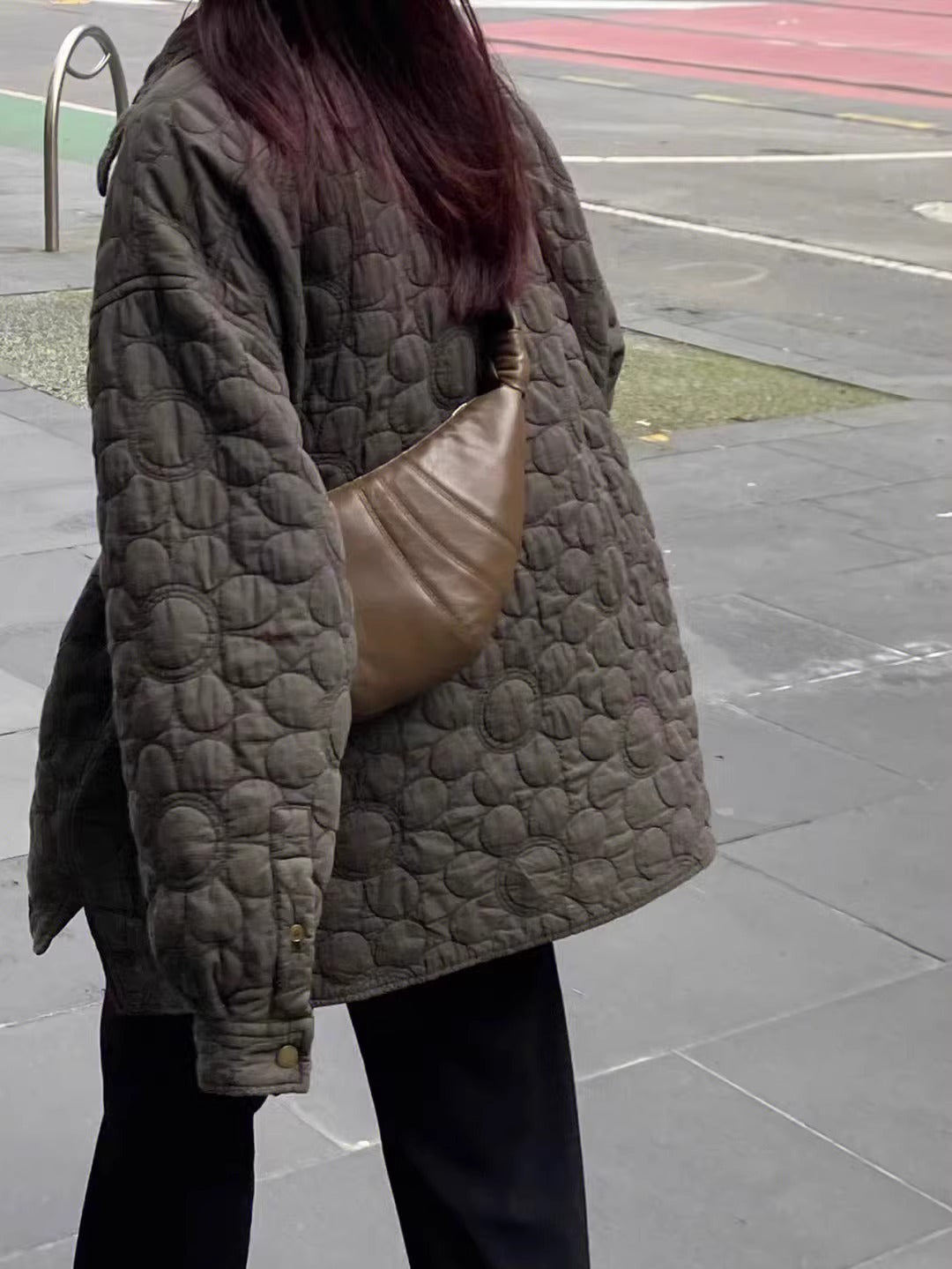 Women's Croissant Sheepskin Niche French Style Dumpling Bags