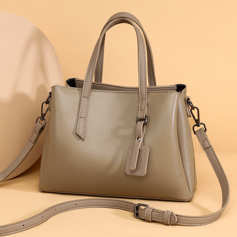 Women's Leather Large Capacity High-grade Niche Handbags