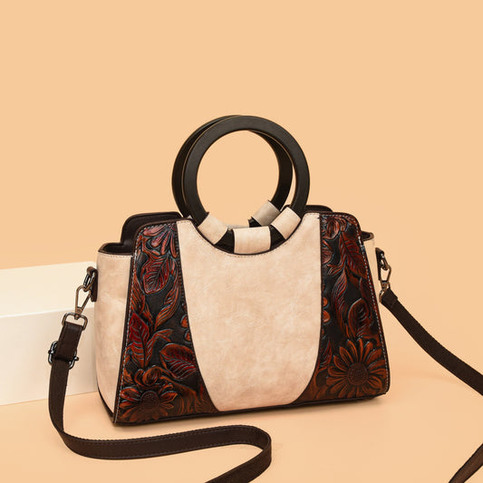 Classy Stylish Attractive Women's Texture Printed Handbags