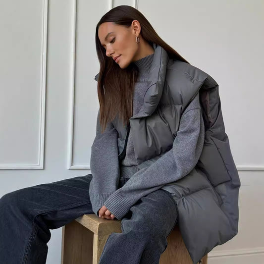 Elegant Cotton Commuter Loose Sports Leisure Coats