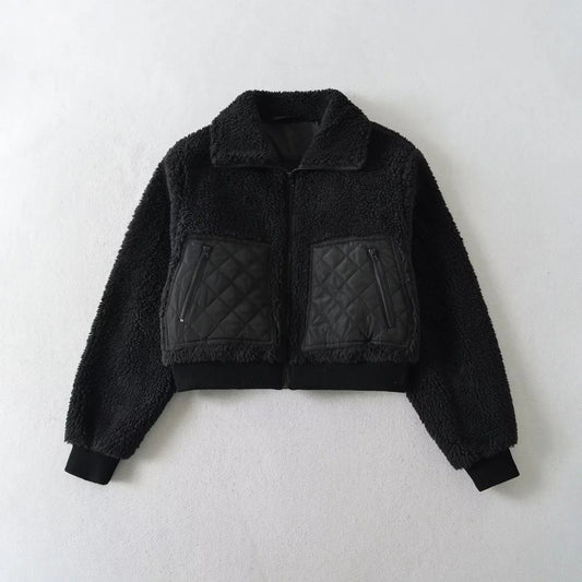 Imitation Lamb Wool Thick Warm Fashionable Coats